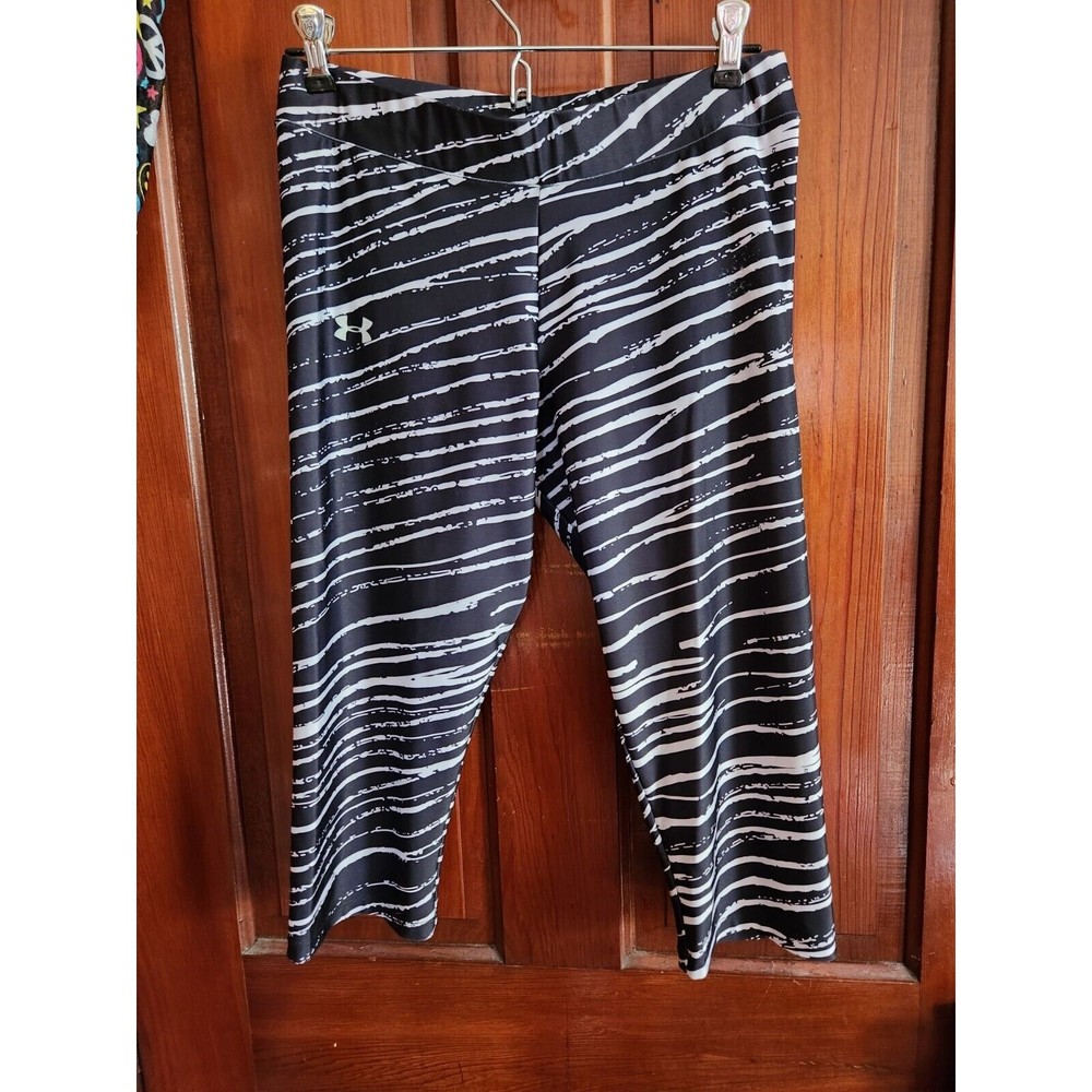 Under Armour Heat Gear Womens Pants Size Large Workout Fitness Athletic Wear